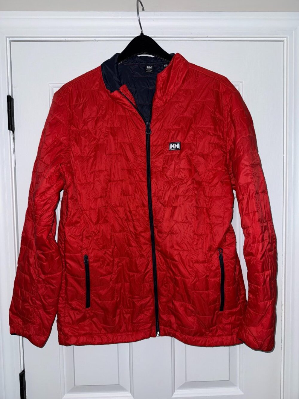 Helly Hansen Mens Lifaloft Jacket Size XL Nano Puffer RED ~ GUC
